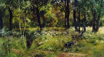 Iván Ivánovich Shishkin Painting - claro del bosque paisaje clásico Ivan Ivanovich